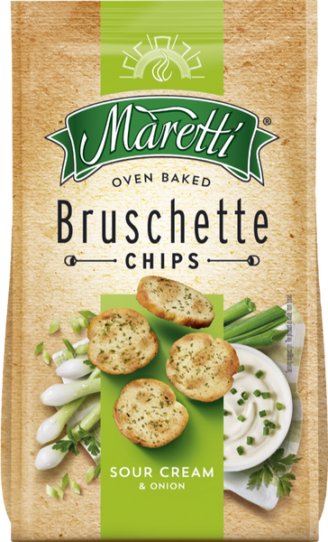 MARETTI Bruschette - Sour Cream & Onion 70g (Pack of 21)