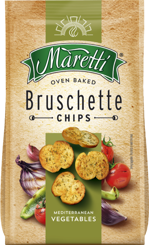 MARETTI Bruschette - Mediterranean Vegetables 150g (Pack of 14)