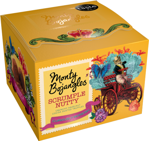 MONTY BOJANGLES Scrumple Nutty Cocoa Dusted Truffles 150g (Pack of 8)