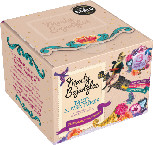 MONTY BOJANGLES Taste Adventures Cocoa Dusted Truffles 135g (Pack of 4)