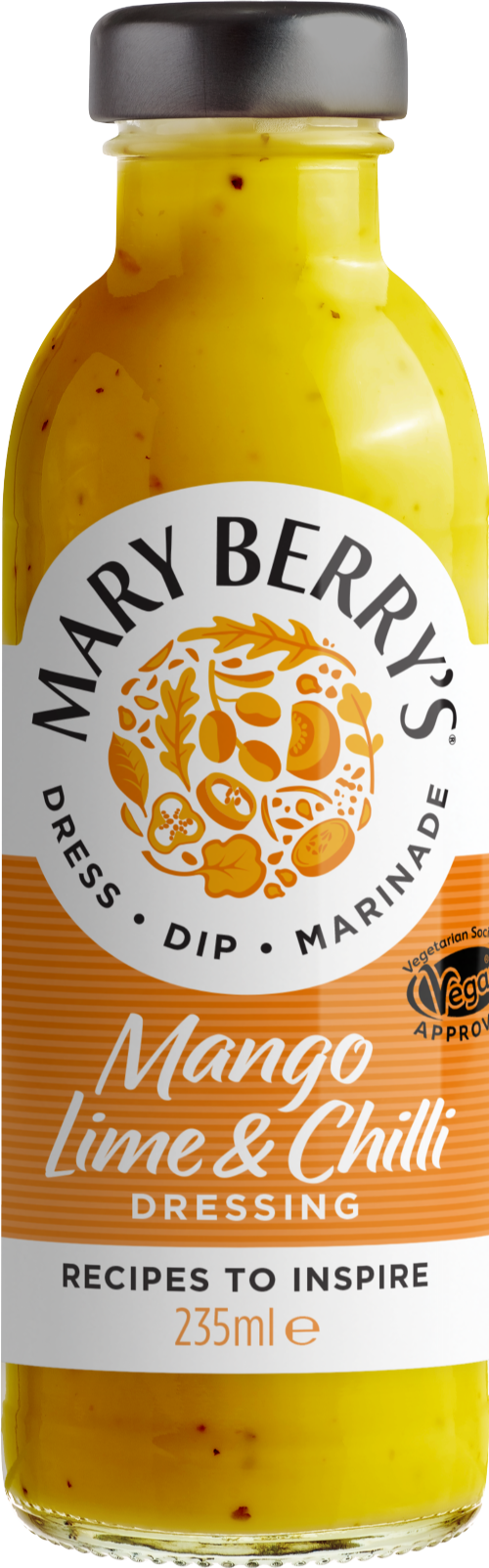 MARY BERRY Mango, Lime & Chilli Dressing 235ml (Pack of 6)