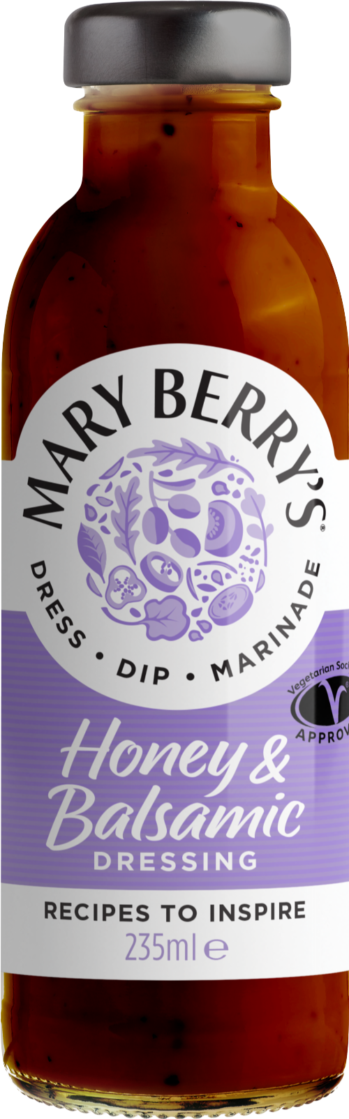 MARY BERRY Honey & Balsamic Vinaigrette 235ml (Pack of 6)