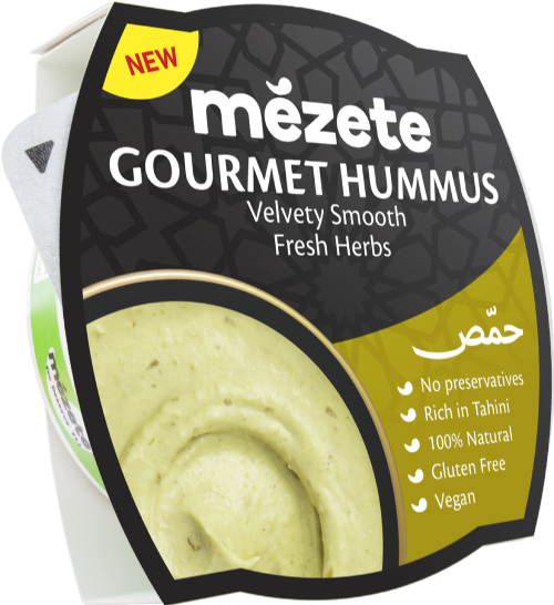 MEZETE Hummus - Herbs 215g (Pack of 6)