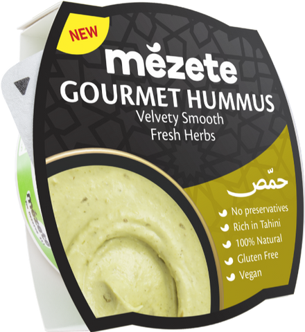 MEZETE Hummus - Herbs 215g (Pack of 6)