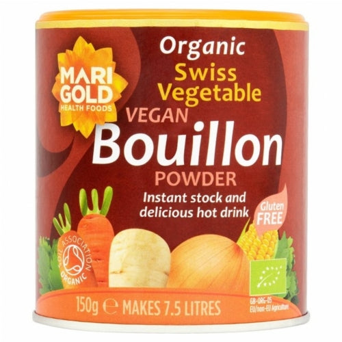 MARIGOLD Organic Swiss Vegetable Bouillon Powder 150g (Pack of 6)