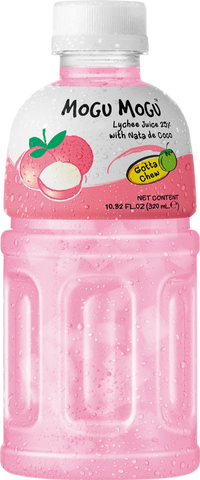 MOGU MOGU Lychee Flavoured Drink with Nata de Coco 320ml (Pack of 6)