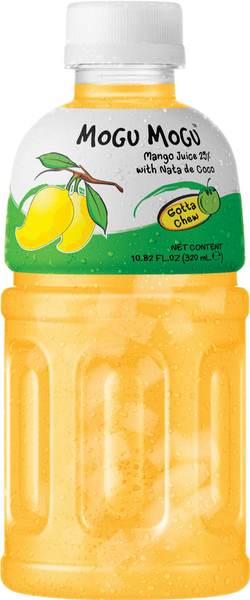 MOGU MOGU Mango Flavoured Drink with Nata de Coco 320ml (Pack of 6)