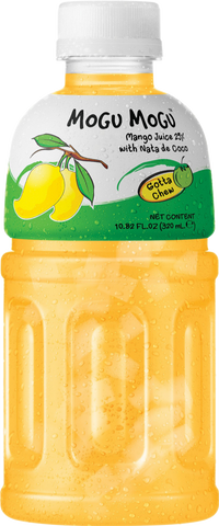 MOGU MOGU Mango Flavoured Drink with Nata de Coco 320ml (Pack of 6)