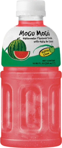 MOGU MOGU Watermelon Flavoured Drink with Nata de Coco 320ml (Pack of 6)