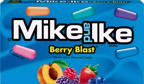 MIKE AND IKE Berry Blast Mix 120g (Pack of 12)