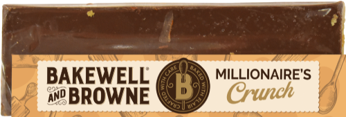 BAKEWELL & BROWNE Millionaire's Crunch Bar 80g (Pack of 15)