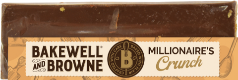 BAKEWELL & BROWNE Millionaire's Crunch Bar 80g (Pack of 15)