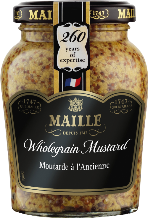 MAILLE Mild Wholegrain Mustard 210g (Pack of 6)