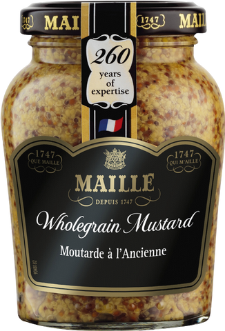 MAILLE Mild Wholegrain Mustard 210g (Pack of 6)