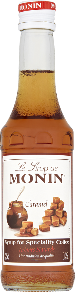 MONIN Caramel Syrup 25cl (Pack of 6)