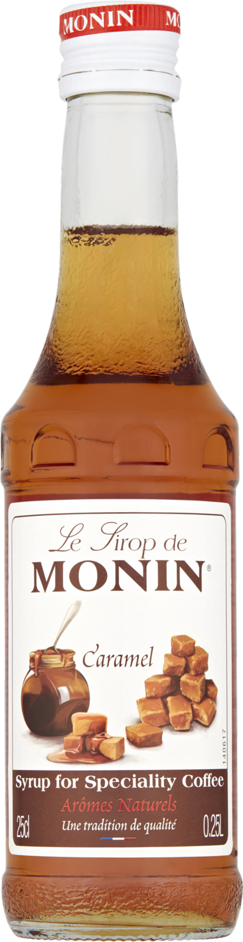 MONIN Caramel Syrup 25cl (Pack of 6)