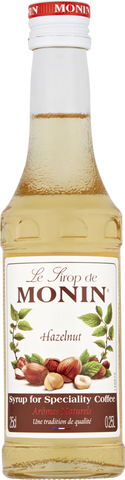 MONIN Hazelnut Syrup 25cl (Pack of 6)