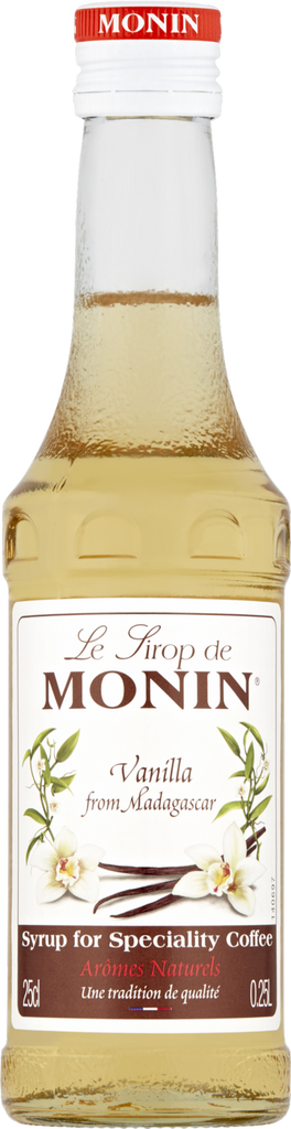 MONIN Vanilla Syrup 25cl (Pack of 6)