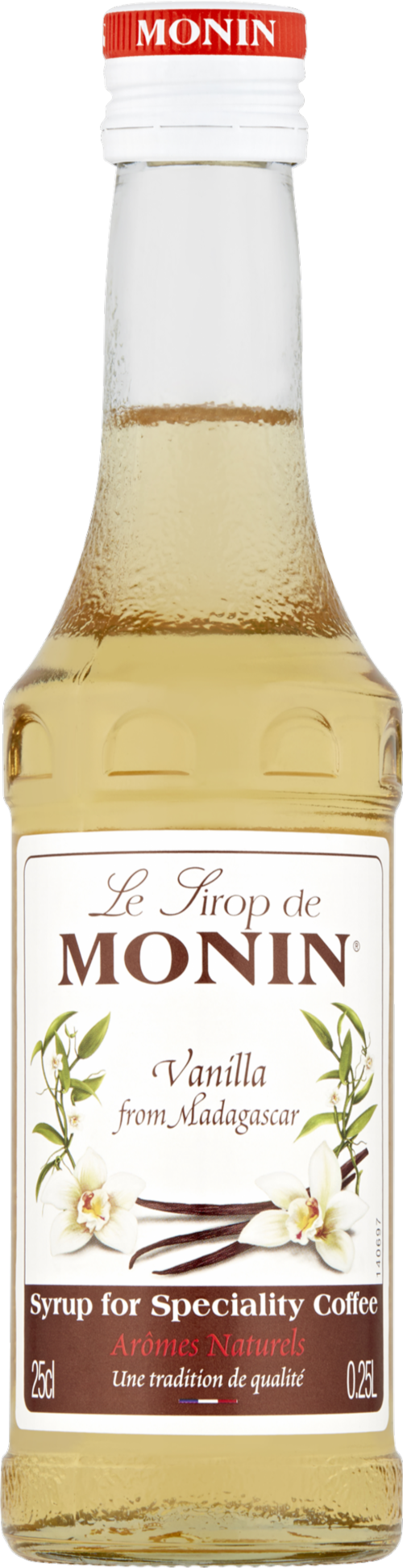 MONIN Vanilla Syrup 25cl (Pack of 6)
