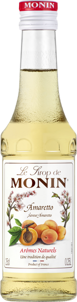 MONIN Amaretto Syrup 25cl (Pack of 6)