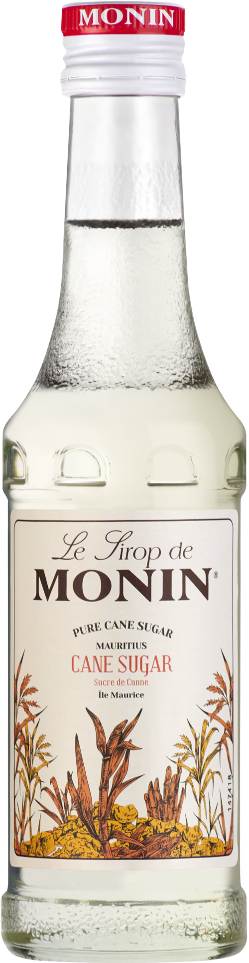 MONIN Pure Cane Sugar 25cl (Pack of 6)