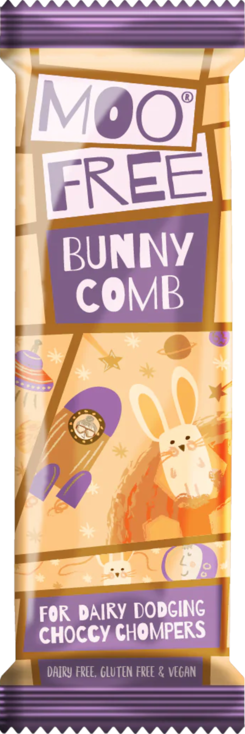 MOO FREE Mini Bar - Bunnycomb 20g (Pack of 20)