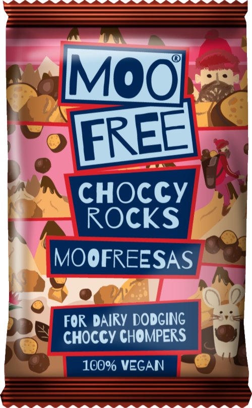 MOO FREE Choccy Rocks - Moofreesas 35g (Pack of 16)