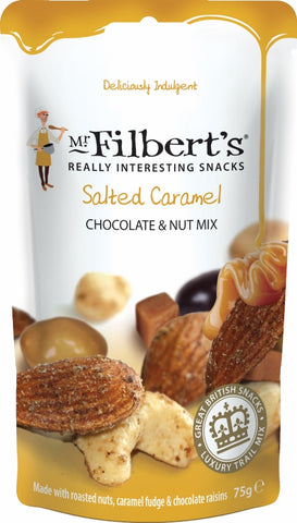 MR FILBERT'S Salted Caramel Chocolate & Nut Mix 75g (Pack of 15)