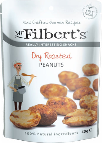 MR FILBERT'S Dry Roasted Peanuts 40g (Pack of 20)