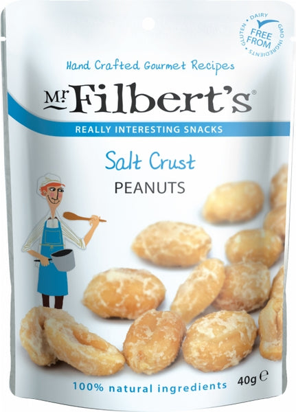 MR FILBERT'S Salt Crust Peanuts 40g (Pack of 20)