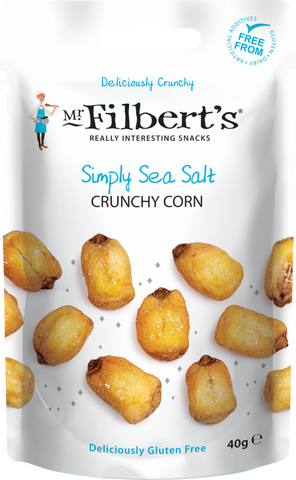 MR FILBERT'S Simply Sea Salt Crunchy Corn 40g (Pack of 15)