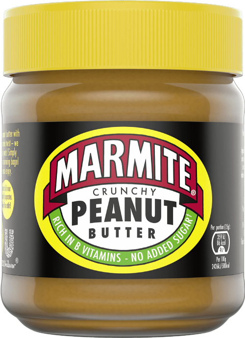 MARMITE Peanut Butter - Crunchy 225g (Pack of 8)