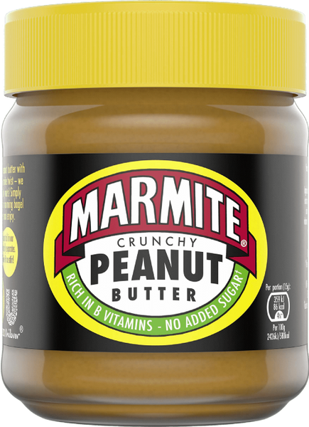 MARMITE Peanut Butter - Crunchy 225g (Pack of 8)