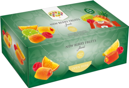 MELTIS New Berry Fruits Jewels - Box 250g (Pack of 6)