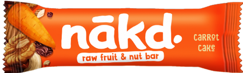 NAKD Carrot Cake Bar 35g (Pack of 18)