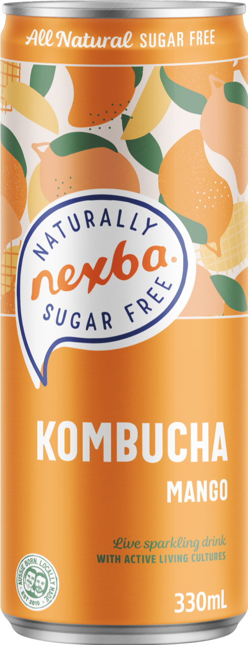 NEXBA Kombucha - Mango 330ml (Pack of 12)