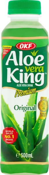 OKF Aloe King - Natural Aloe Vera Drink 500ml (Pack of 20)