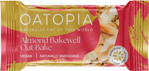 OATOPIA Almond Bakewell Oat Bake 120g (Pack of 16)