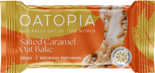 OATOPIA Salted Caramel Oat Bake 120g (Pack of 16)