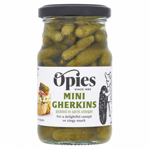 OPIES Mini Gherkins 227g (Pack of 6)