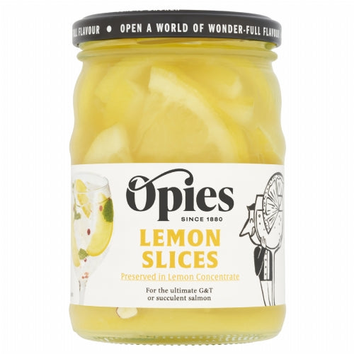 OPIES Sliced Lemons in Lemon Juice 350g (Pack of 6)