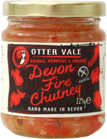 OTTER VALE Devon Fire Chutney 225g (Pack of 6)