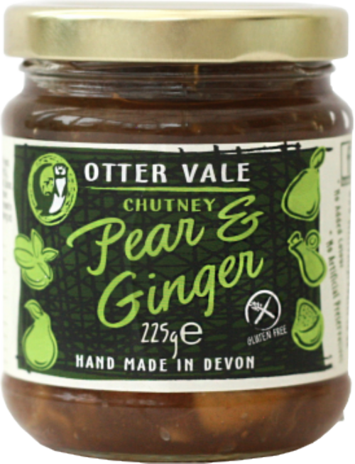 OTTER VALE Pear & Ginger Chutney 225g (Pack of 6)