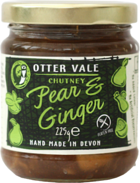 OTTER VALE Pear & Ginger Chutney 225g (Pack of 6)