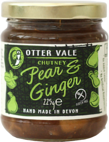 OTTER VALE Pear & Ginger Chutney 225g (Pack of 6)