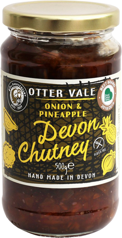 OTTER VALE Devon Chutney (Onion & Pineapple) 500g (Pack of 6)