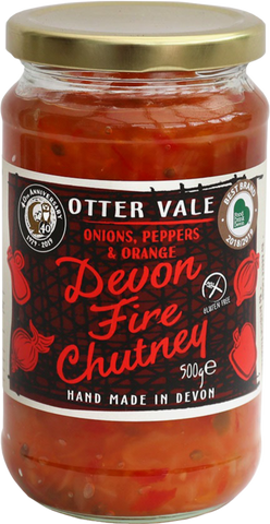 OTTER VALE Devon Fire Chutney 500g (Pack of 6)