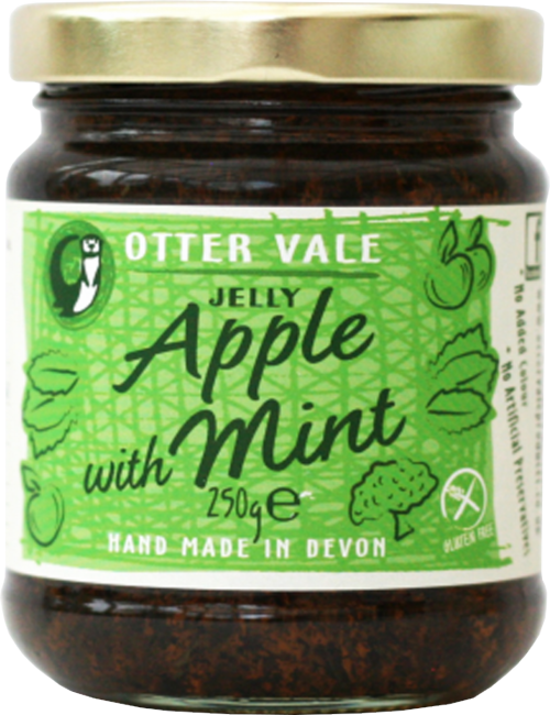 OTTER VALE Apple Jelly with Mint 250g (Pack of 6)