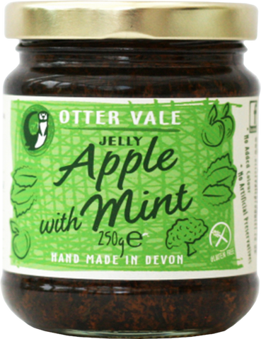 OTTER VALE Apple Jelly with Mint 250g (Pack of 6)