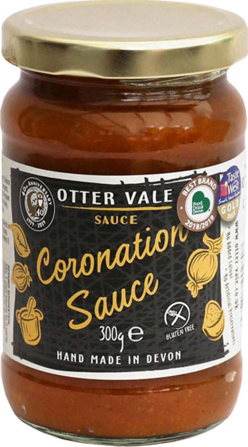 OTTER VALE Coronation Sauce - Curried Apricot & Onion 300g (Pack of 6)